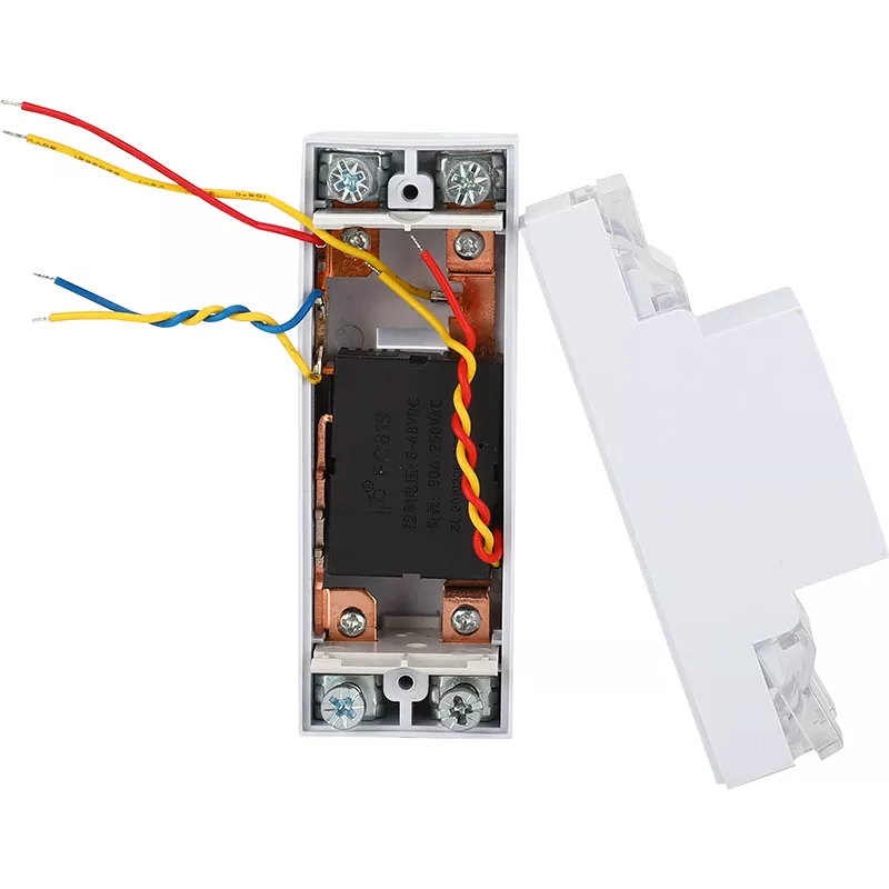 సింగిల్-ఫేజ్ 2P టాప్-ఇన్-బాటమ్-అవుట్ లాచింగ్ రిలే